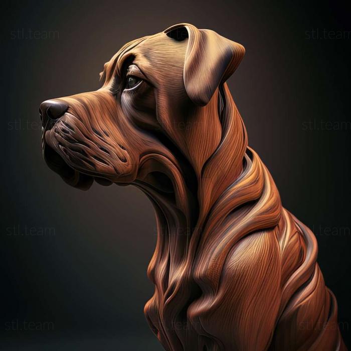 3D модель Юльбарс собака известное животное (STL)